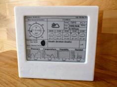 4.2″ E-Paper Weather Station W/ ESP32 – Case 3D Printer Model