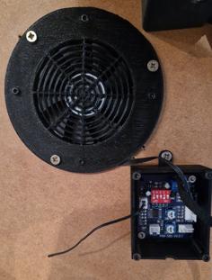 Cooling Fan For Ikea Lack Housing 3D Printer Model