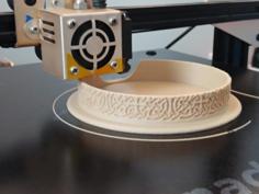 Celtic Coaster Holder (for A Set Of 4 Coasters) 3D Printer Model