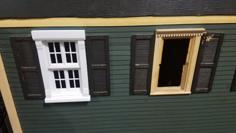 Dollhouse Window Functional Building House Windows Frame 3D Printer Model