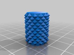 Knurled Shrader Cap 3D Printer Model