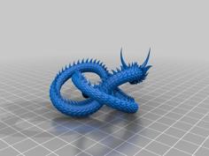 Torus Knot Dragon 3D Printer Model