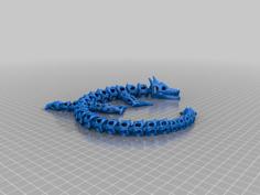 Skeleton Dragon 3D Printer Model