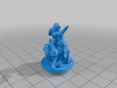 Rogue (female) 3D Printer Model