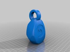 Hearthstone Keychain / Necklace / Earring 3D Printer Model