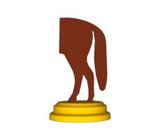 Horse Trophy/Award 3D Printer Model