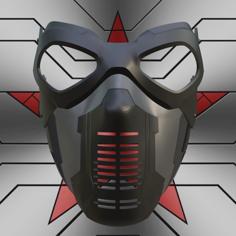 Winter Soldier Inspired Mask 3D Printer Model