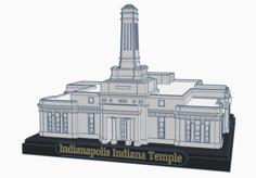 Indianapolis Indiana Temple 3D Printer Model