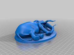 Dead Mumak Warhammer 3D Printer Model