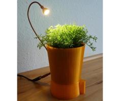 Automatic Herb- Or Flowerpot. Self-watering, Led-lighted Water-level Indication And Greenhous In One Piece 3D Printer Model