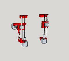 Prusa I3 Leadscrew, Bearing, ZStop, Belt Tension Upgrade 3D Printer Model