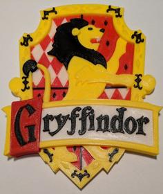 Gryffindor Harry Potter Multimaterial (Prusa MMU1 & MMU2) 3D Printer Model