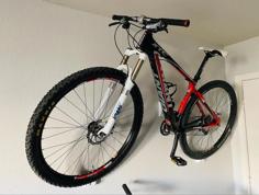 Mountain Bike Wall Mount 3D Printer Model