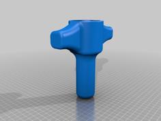 Pool Noodle Sword Handle 3D Printer Model