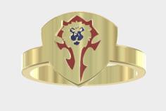 Horde Alliance Mashup Ring 3D Printer Model