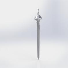 Lambent Light (Asuna’s Rapier) 3D Printer Model