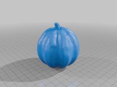 Simple Pumpkin 3D Printer Model