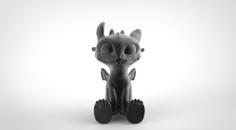 Toothless 3D Printer Model