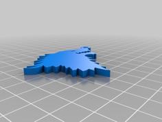 House Stark Keychain (Game Of Thrones) 3D Printer Model