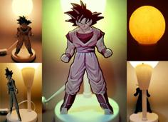 Lampara DRAGON BALL 3D Printer Model