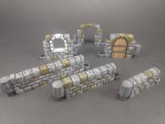 OpenForge Dungeon Stone Dungeon Sticks 3D Printer Model