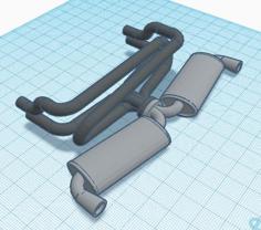 Volkswagen Air Cooled Empi Exhaust 3D Printer Model