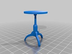 Shaker Candle Stand 1:12 Ratio 3D Printer Model