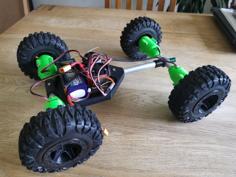 RC Tank-steering Rock Crawler 3D Printer Model