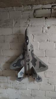 F-22 RC Jet Wall Mount 3D Printer Model