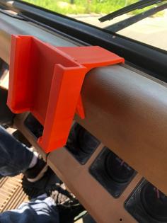 Jeep YJ Phone Holder Iphone Baofeng Galaxy 3D Printer Model