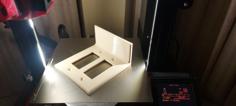 GFCI Dual Outlet Cover With Shelf 3D Printer Model