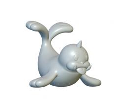 Pokemon Seel #86 – Optimized For 3D Printing 3D Printer Model