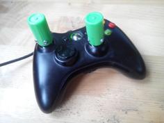 Xbox 360 Gamepad Stick Extenders, 10,20 And 30mm 3D Printer Model