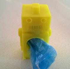 Robot Dog Poop Bag Holder 3D Printer Model