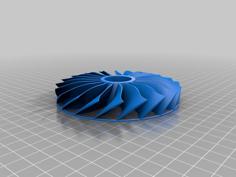 Turbofan Engine Model 3D Printer Model