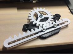 Rack And Pinion 3D Printer Model