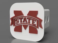 Hitch Cover Mississippi State 3D Printer Model