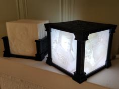 Lithophane Display With Multiple Configurations And Storage Caddy 3D Printer Model