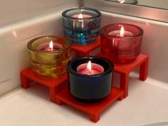 Tealight Votive 3D Printer Model