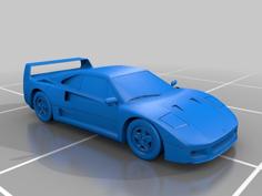 Ferrari F40 3D Printer Model