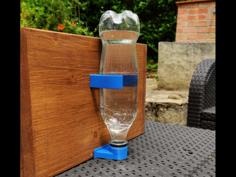 External Bee Feeder With Bottle Holder 3D Printer Model