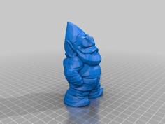 MakerBot Gnome Low Poly 3D Printer Model