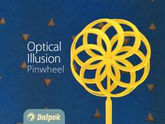 Optical Illusion Pinwheel V2.5 3D Printer Model