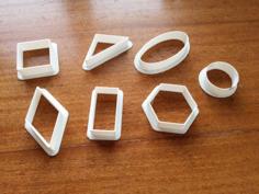 Simple Geometric Cookie Cutter Generator 3D Printer Model