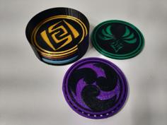 Genshin Impact Coasters 3D Printer Model