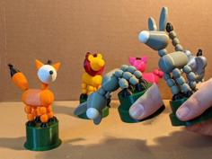 Collapsing Animal Toys 3D Printer Model