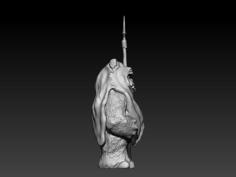 Ewok With Spear 3D Printer Model