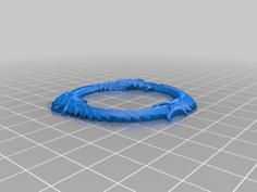 Skyrim Dragon Brooch 3D Printer Model