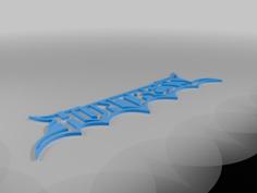 Huntress Logo 3D Printer Model