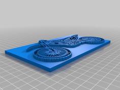 Motorcycle 3d Picture Kawasaki 3D Printer Model